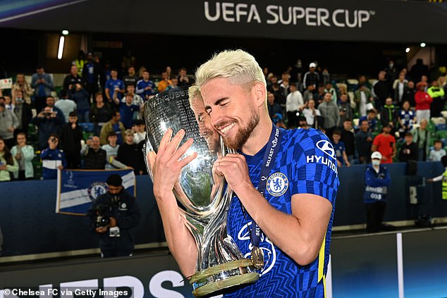 Jorginho enjoyed a trophy-laden year with the Champions League, Euro 2020 and Super Cup