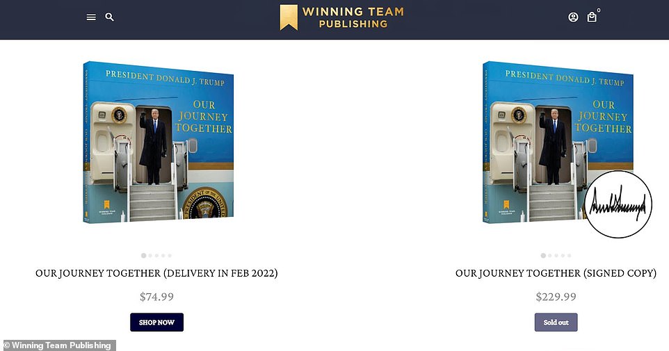 Regular copies retail for $75 while the sold-out signed editions went for $230