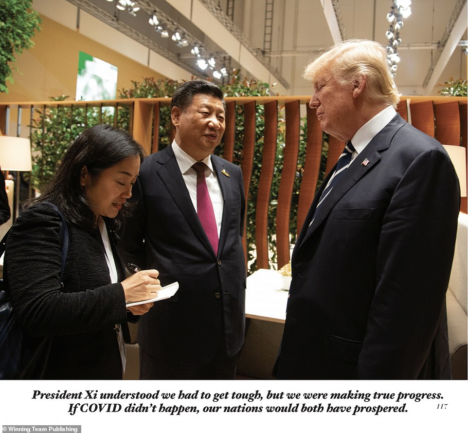 He brought his trademark candor to recollections involving foreign heads of state, claiming the US and China would have both 'prospered' had it not been for the pandemic