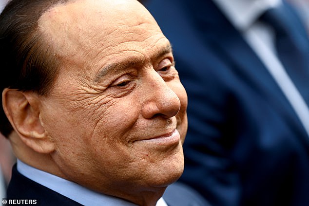 Seemingly undeterred by health woes, sex scandals and advanced age, Berlusconi proceeded with the ceremony alongside his girlfriend, which was styled as a 'festival of love' rather than an official union