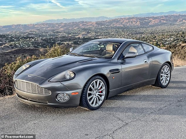 Mello also owns a 2003 Aston Martin Vanquish (file photo)