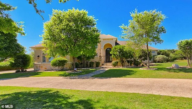 This home was listed as one of the properties to seize. It cost Mello $1.1million and is in San Antonio, Texas