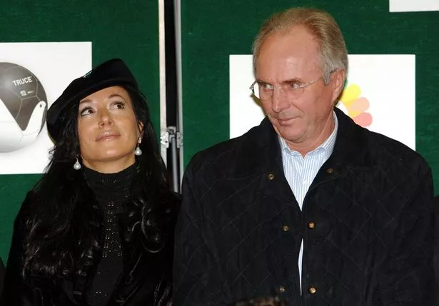 Eriksson (right) made headlines amid news of his affair with Jonsson whilst in a relationship with Dell'Olio (left)