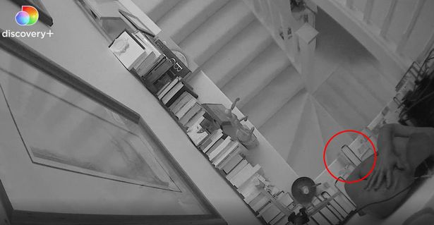 Alex was shocked when footage showed a book moving