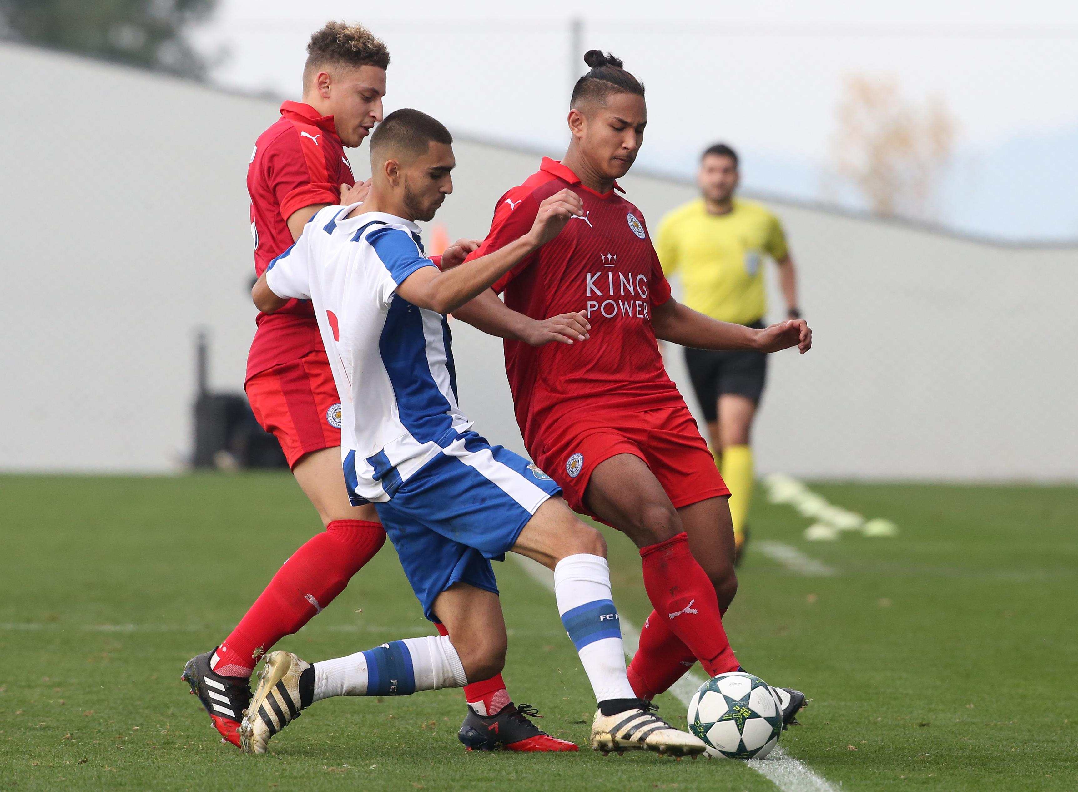  Faiq Bolkiah playing for Leicester City's reserves