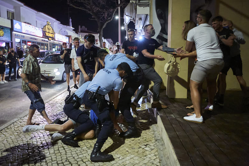 Trouble flared after United lost on penalties