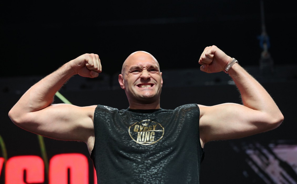 Manchester United fan Tyson Fury says he would love to box at their Old Trafford home