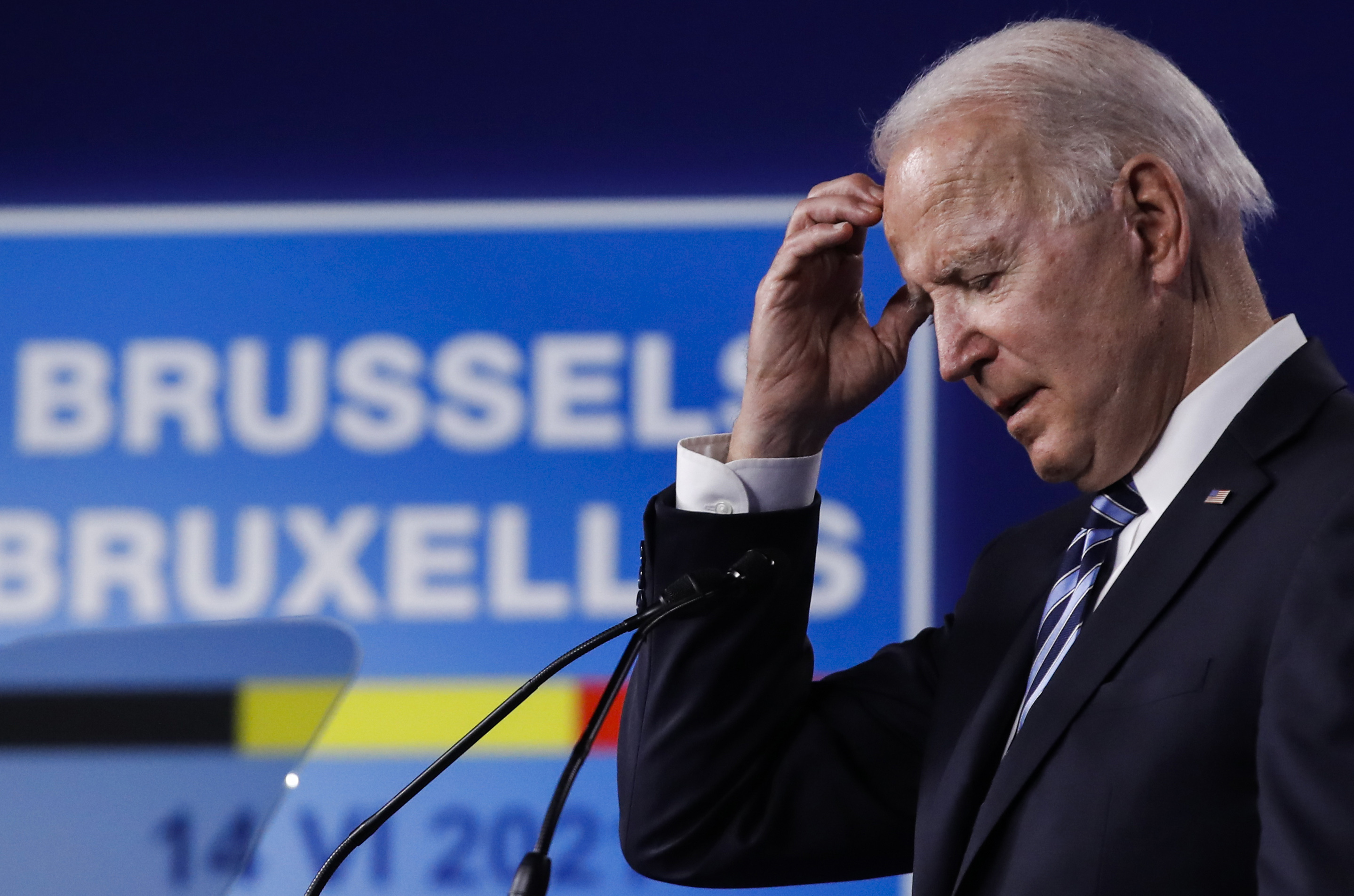 Biden seemed to nod off in the middle of speeches and there were the occasional snippets of racism