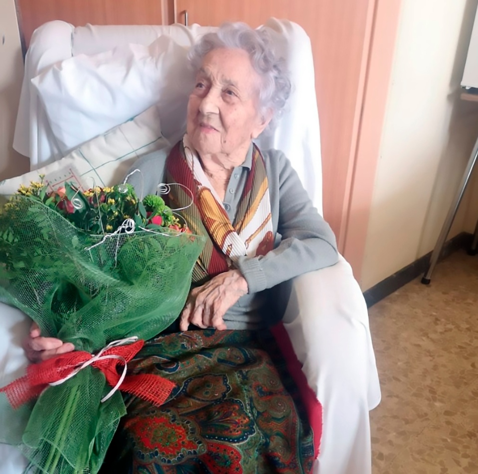 Maria even made a full recovery after catching Covid when she was 113