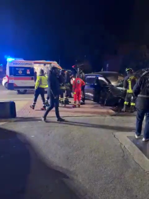 Mario Balotelli has been involved in a car crash that destroyed his Audi Q8